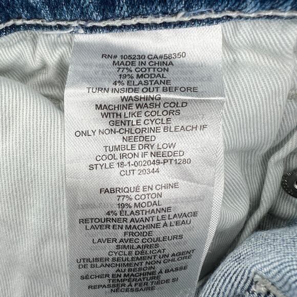 Current/Elliott The Stiletto Jean Women's 26 Light Wash Ankle Jeans - Picture 5 of 7